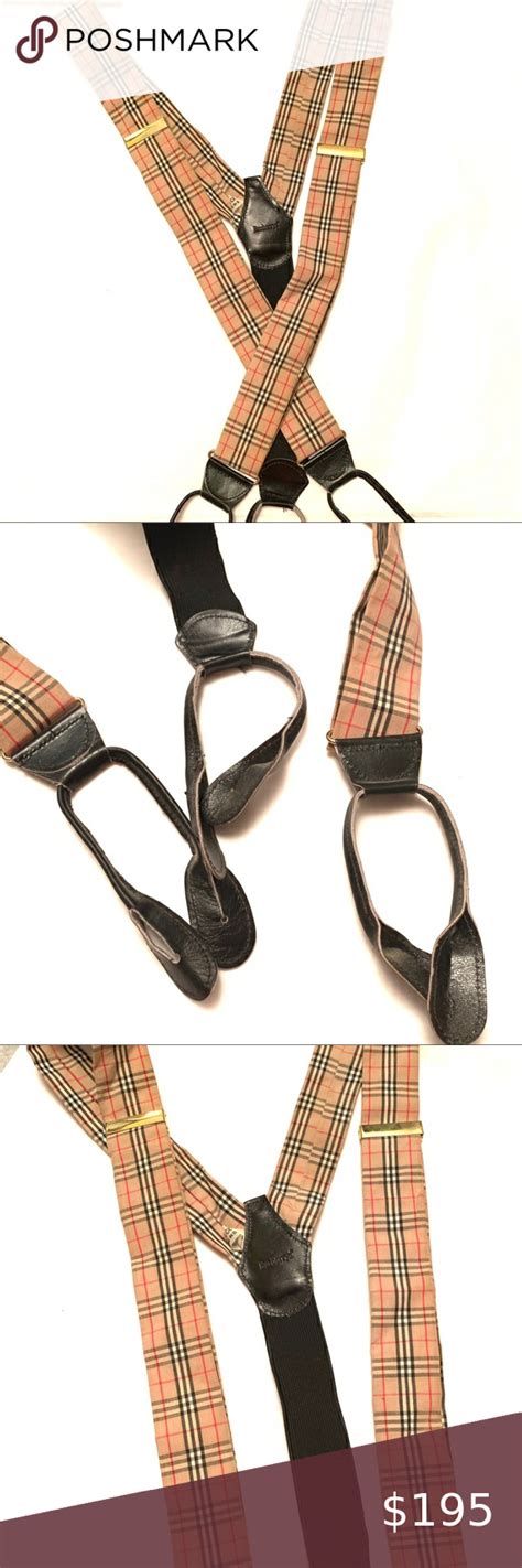 mens bracelet burberry|burberry suspenders.